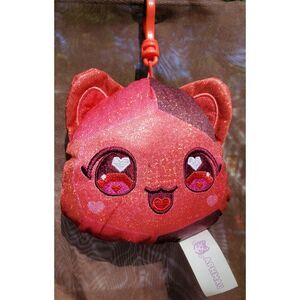 🌍5/$10🌎 Aphmau MeeMeows Surprise Plush Keychain Bagclip Ruby 6 inches
